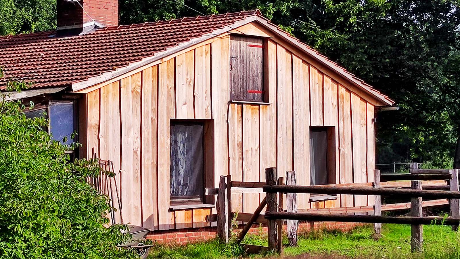 Haus am Garten in Zeven – Ferienhaus am Pferdepaddock | Hof an der Aue